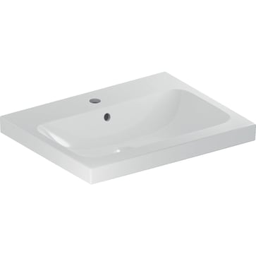 Geberit iCon Light hand rinse basin f/furniture, 600 x 480 mm, white porcelain KeraTect 501.847.00.2