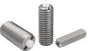 Spring plungers with hexagon socket and POM thrust pin, stainless steel