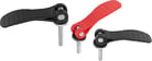Cam handle Adjustable plastic handle, steel / stainless steel internal and external thread
