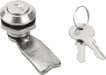 Quarter-turn locks lockable, stainless steel