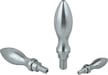 Machine handles revolving similar to DIN 98 Form E, steel
