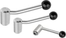 Clamp handle handle, stainless steel internal thread