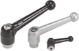 Clamping lever, stainless steel external thread