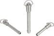 Ball lock pins with grip ring, self-locking, stainless steel