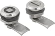 Quarter-turn locks, stainless steel