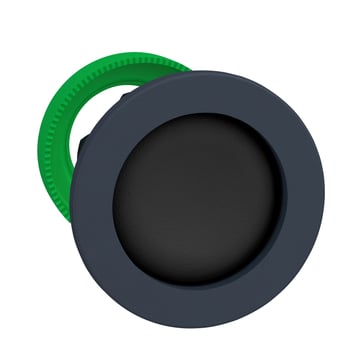 Harmony flush trykknapshoved i plast med fjeder-retur og undersænket trykflade i sort farve ZB5FA26