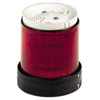 Harmony XVB Ø70 mm lystårn, lysmodul med fast lys for løs BA15d lyskilde < 250V i rød farve  XVBC34