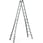 Telescopic multipurpose ladder 4x6 steps 6,40 m 41385 miniature