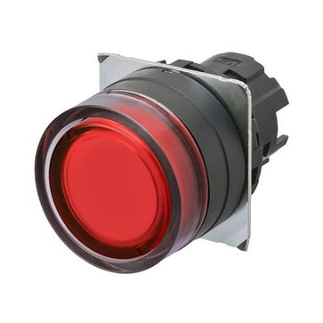 bezel plastic full guardmomentary cap color transparent red lighted A22NZ-BGM-TRA 664971