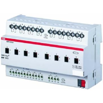 KNX kontakt-/dæmpningsmodul, 8-kanal, 1-10V, 16A, MDRC  SD/S 8.16.1 2CDG110081R0011