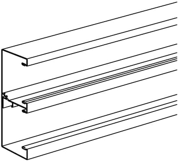 Trunking base steel 233/72 2.5m R9010 INS5558003