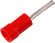 Isol. stiftkabelsko A1519SRK, 0,5-1,5mm², kort, Rød 7278-152100 miniature