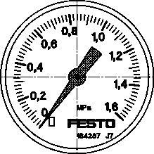 Festo Manometer MA-40-1,6-G1/8-MPA 192733