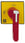 Greb KDF-3PZ 90X90 4-HUL rød/gul KDF3PZ miniature