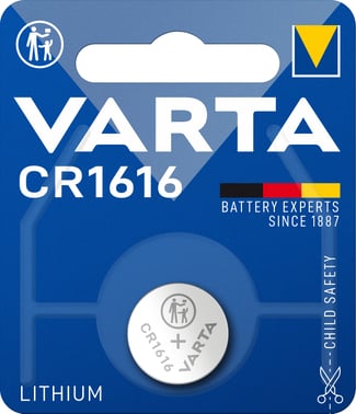 Varta battery CR 1616 1-PCS 6616101401