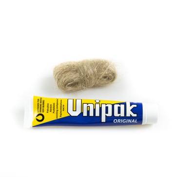 UNIPAK jointing compound for water and heating applications DIY set  (65 gr. tb. + 13 g. flax ) 5008800