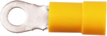 Pre-insulated ring terminal A4665R, 4-6mm² M6, Yellow - In bags of 10 pcs. 7278-262303