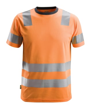 Snickers AllroundWork High-Vis T-shirt 2530 orange kl 2 str XL 25305500007