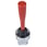 Harmony joystick hoved i metal med rødt håndtag med fri bevægelighed og fjeder-retur til midt ZB4BB4 miniature