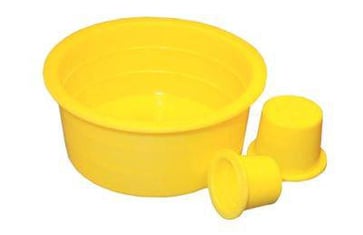 Conical plastic Protection plug Ø38.4-40.7mm yellow 0 29 K