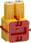 LK FUGA Air indstøbningsdåse 1 modul med låg, gul 504D6010 miniature