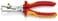 Knipex afisoleringstang StriX forkromet 180 mm, 13 66 180 13 66 180 miniature