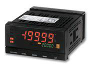 Digital panel meter, DIN1/8 (48 (h)x96 (w)), 2 liniers display med dual farveændring forAktuel værdi, udgangs- og udvidelsesstik, Temperature sensor input, PT100, K, J, T, E, L , U, N, R, S, B, W, 100-240 VAC forsyning K3HB-HTA 100-240VAC 168448