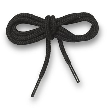 Shoelaces 120cm black fire-resistant 68163