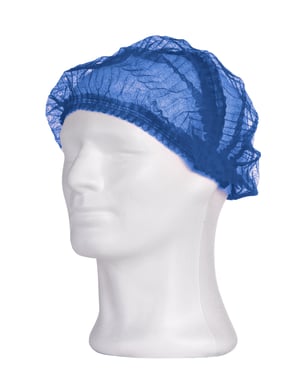 Mob Caps blue 52 cm, latexfreewith covered single elastic 04021-B-M