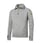 Wool Sweater w/short zipper 2905 light gray size XL 29052800007 miniature