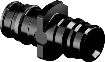 Uponor Q&E coupling PPSU black 16 mm 1008669