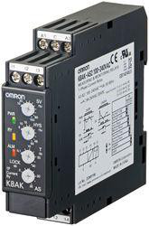 Overvågningsrelæ 22,5 mm bred, Single fase over eller under strøm 2 til 500mAAC eller DC, En SPDT, 24VAC/DC K8AK-AS1 24VAC/DC 378159