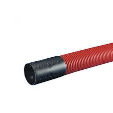 Kabelrør 110mm 6m 450N rød EVOCAB HARD HDPE korrugeret dobbeltvægget 2020011006004P01003