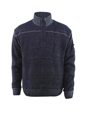 MASCOT Naxos Knitted Pullover Blue/grey 2XL 50354-835-180-2XL