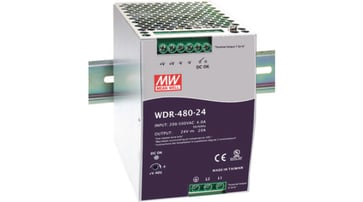 DIN-skinnestrømforsyning 24V, 20A, 480W, WDR 169-36-741