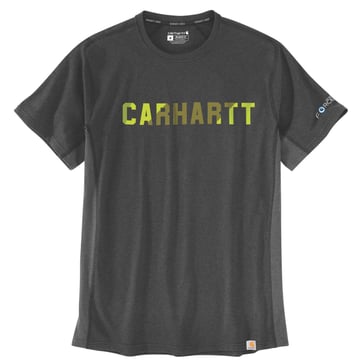 Carhartt T-Shirt Force Flex 105203 grå str S 105203CRH-S
