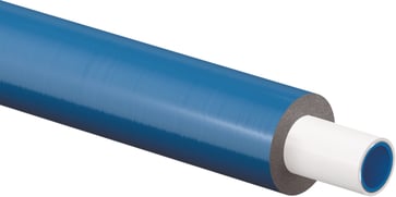 Uponor Uni Pipe Plus MLC-rør blå isoleret 25 x 2,5 mm 50 m 1062183