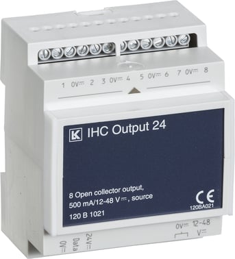 IHC Control output 24 V d.c. 8 output 120B1021