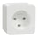 Smart Plug, Wiser, type K, IP20, white 550B6000 miniature