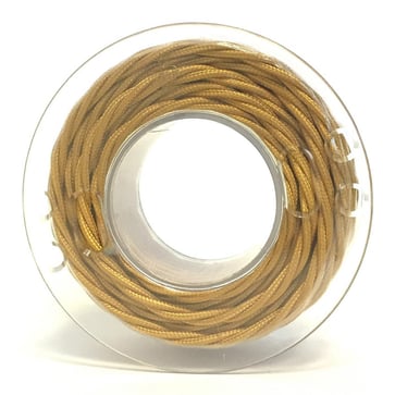 Twisted 3G0,75 textile gold, 25m 420B2512