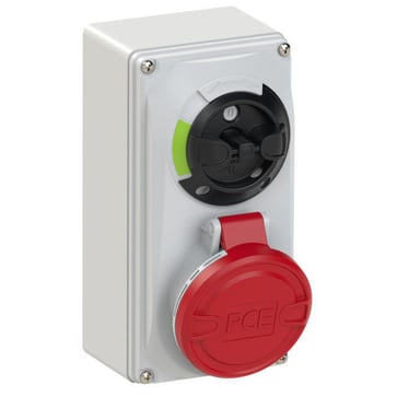 Switch interlock socket Compact 16/5 6h IP44 6115-6 6115-6