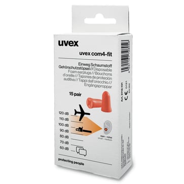 Uvex Com4-fit ear plug 15 pair 2112131