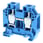 Feed-through DIN rail terminal block with screw connection formounting on TS 35; nominal cross section 16mm² XW5T-S16-1.1-1BL 669263 miniature