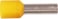 Pre-insulated end terminal A70-20ET, 70mm² L20, Yellow 7287-005300 miniature