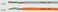 PVC Cord H05VV-F orange RAL2003 3G1 orange 30165 miniature