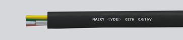 Installation cable NA2XY-O 1x95rm, black 33130