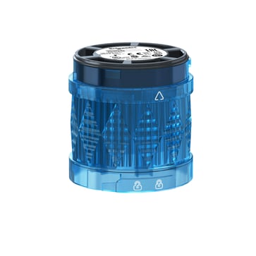 Harmony XVU Ø60 mm lystårn, lysmodul med blinkende LED lys i blå farve  XVUC46