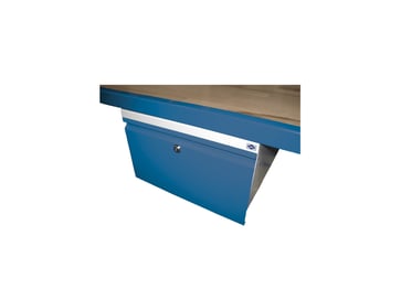 Blika high single drawer for workbench VBB RAL 7035/5017 139A0001