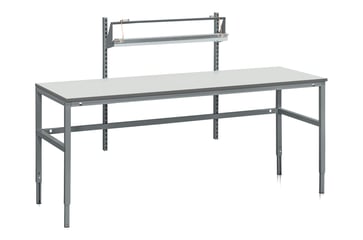WFI packing table XS w/shelfs & paper roller 2000x800 mm 9-736-136