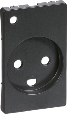 LK FUGA cover for socket - 1½ m  - w LED - 2P+E - charcoal grey 530D8913